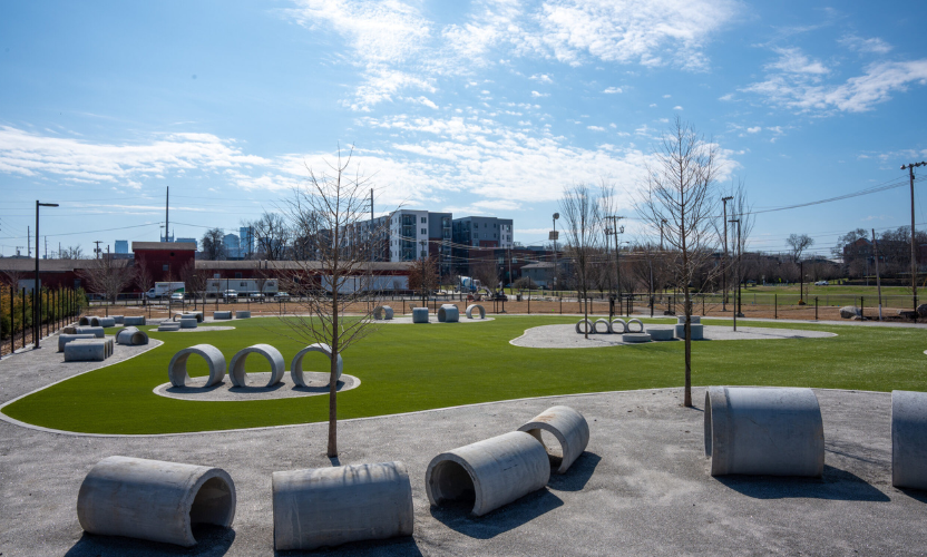 artificial grass Downtown Park